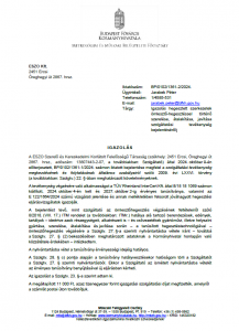 Igazolás hegesztett szerkezetek